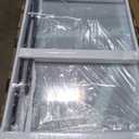 Mybos 74 * 60" Shower Door, Frameless Sliding Shower Door, Shower Glass Door with 5/16" (8mm) Clear SGCC Tempered Glass, Explosion-Proof Film, Stainless Steel Hardware Matte Black (One vertical handle & horizontal handle)