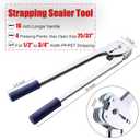 Packaging Banding Strapping Kit Tensioner Tool Sealer, Pallet Strapping Kit, 1/2" Wide x 4000" Length Poly Strapping Kit, Banding Tools for Packing Strapping
