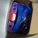 AGPTEK ELECTRIC AIR BALLOON PUMP, 110V 600W PURPLE PORTABLE DUAL NOZZLE INFLATOR/BLOWER FOR PARTY DECORATION,WITH 2 BALLOON TYING TOOL