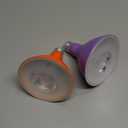 EDISHINE Christmas Decorations PAR38 Purple & Orange LED Flood Light Bulbs Outdoor, Dimmable LED Light Bulb, 18W(120W Equivalent), Outdoor Weatherproof Light Bulb for Christmas, E26 Base, 2 Pack