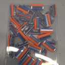 36 Blades Replacement Parts for GL-Fusion 5 Style Razors (Orange-Slate), Wet Razors Men's Blades Value Packs