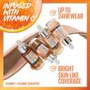 Maybelline Super Stay Up to 24HR Skin Tint, Radiant Light-to-Medium Coverage Foundation, Makeup Infused With Vitamin C, 110, 1 Count