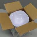 bUCLA 50Pack White Plastic Small Bowls - 8oz Disposable Ice Cream/Salsa/Dipping/Dessert/Sauce/Small Serving Bowls for Party