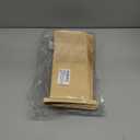 50 Pack Cookie Bags Packaging, DAJLFA Small Bakery Bags with Window, Tin Tie Tab Lock, Great for Muffin, Homemade Granola, Popcorn, Candies (3.9 * 3 * 9.2 Inches)