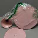 HBlife 3-PCS Pink Cake Stand Set (8"/10"/12" Plate) for 6-10 Inch Cakes, Perfect Dessert Table Display Set, Cupcake & Cake Stands for Party, Wedding, Birthday, Baby Shower, Anniversary (Metal)