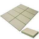 EMOOR Japanese Tatami Mat (Igusa Mattress) (Natural, Full (55x79in))