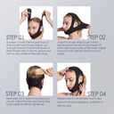 Airflow Jaw Strap for Sleep, 2pcs Airflow Jaw Strap, ChinStrap for Sleeping(with 2 Sleep Masks)