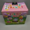 [ 6 Surprise Golden Eggs ] 100 Pack Prefilled Easter Eggs with Assorted Toys Inside, 100 Plastic Easter Eggs Fillers with Toys, Pre-filled Easter Egg Hunt Stuffed, Easter Basket Stuffers