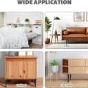 6Pcs 8.2"-15" Bed Support Legs,Adjustable Bed Legs,Durable Bed Frame Leg for King Queen Beds Slats,Plastic Furniture Leg Replacement,for Frame Cabinet and Wooden Furniture