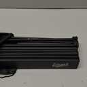 Small Camping Table, Ultralight Aluminum Folding Table with Carrying Bag, Portable & Lightweight Camping Side Table for Outdoor Camping, Picnic, Beach and Fishing, Black