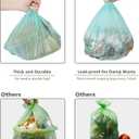 Biodegradable 8 Gallon Trash Bags, AYOTEE Garbage Bags 8 gallon, Compostable Medium Trash Bag, Unscented Leak Proof Bag for Office, Home, Bathroom, Bedroom, Car, Kitchen, Pet(Green)