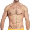 Taddlee Men's Swimwear Sexy Swim Briefs Bikini Board Surf Shorts Boxer Swimsuits (Yellow, XL)