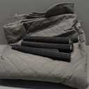 ISSUNTEX Double Protection 100% Waterproof Sofa Covers for Living Room, Couch Covers for 3 Cushion Couch Sofa, Reversible Furniture Protector Sofa Cover for Dogs, Pets, Kids (Sofa, Gray/Light Gray)