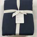 Pottery Barn BELGIAN LINEN FLAX Duvet Cover King/California King ~Midnight~