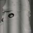 MYSKY HOME White Curtains for Bedroom 84 Inch Length Long Sheer Curtain for Living Room Nursery Curtains with White Patched Design Rod Pocket Privacy Window Drapes Dining Room 52" x 84" 2 Panels