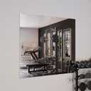 47"x26" 2-Pack Full Length Glassless Shatterproof Gym Mirror for Home Wall | 4 lbs Ultra Lightweight Full Body Nano Mirror,Frameless Garage Gym Mirror for Home Gym,Closet,Door,with Easy Installation Kit