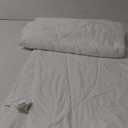 Bedsure Queen Comforter - Comforters Queen Size for All Season, Ultra-Soft Down Alternative & Prewashed Duvet Insert with 4 Tabs - Machine Washable, White, 88x88 Inches