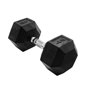 CAP Barbell, 40lb Rubber Hex Dumbbell, Single