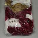 Santa Claus Costume for Men Santa Suit Adults 12pcs Mens Deluxe Professional Christmas Clause Outfit Xmas Suits Adult, Medium