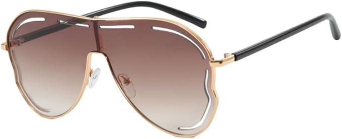 Classic Retro oversized wrap-around frog eye sunglasses with UV protection