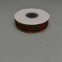 Christmas Checkered Plaid Ribbon 25 Yard Each Roll 100% Polyester Woven Edge Gingham Ribbon for Christmas Crafts, Gift Wrapping (Special Design 1 Inch(25mm))