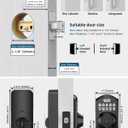 TEEHO TE001 Keyless Entry Door Lock with Keypad - Smart Deadbolt Lock for Front Door with 2 Keys - Auto Lock - Easy Installation - Matte Black