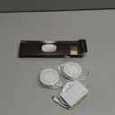 EZVALO LED Puck Lights, Rechargeable Battery Touch Light, 2.5'' Mini Tap Lights, Wireless Closet Light, Under Cabinet Lighting, 3 Color Temps, Sitck On Lights for Kitchen,Closet,Pantry,Shelves(2 Pack) (White)