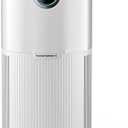 Shark Air Purifier for Home Large Room, Clean Sense Technology, HEPA Air Filter, 1000 Sq Ft, Kitchen, Filters Smoke, Captures 99.98% of Particles, Pet Dander, Pollutants, Dust, Allergens, HP201