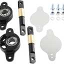 Rear Spherical Bearing Bushing Kit Trailing Arm Aluminum Compatible with Automotive Motorcycle Parts Civic 1988 2000 Integra 1989 2001