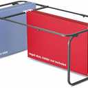 Upgraded Adjustable Hanging File Folder Frame,Legal/Letter Size,Length Adjusted 16 to 25 inches,Heavy Duty Steel File Drawer/Cabinet Organizer Insert, Hanging Folder Holder,12.598" W X 9.45" H