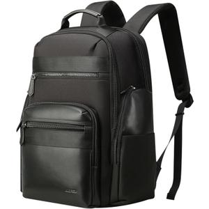 BOPai 30L Travel Backpack for Men Business Laptop Backpack 15.6 inch Computer bagpack with USB Charging Water-Resistant Rucksack Black