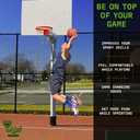 LUX Sports Thin Grip Socks for Cleat Sports - Moisture-Wicking Anti Slip Socks for Men & Women - Soccer, Football, Baseball (One Size, Blue)