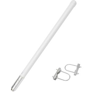 UHF Fiberglass Mobile Radio Antenna, 400-470mhz GMRS Base Antenna, 17 inches SO239 Connector for Ham Radio Device Repeater Mobile Transceiver with Mount Bracket