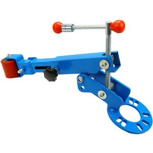 BLACKHORSE-RACING Fender Roller Tool Lip Rolling Reforming Extending Tools Auto Body Light Truck Lip Wheel Arch Roller Flaring Former Heavy Duty for Automobile Maintenance Blue
