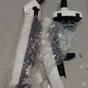 WALI Dual Monitor Stand, Adjustable Gas Spring Arm Monitor Mount for 2 Monitors up to 32 Inch,19.8lbs Capacity (GSMP002W), White by WALI