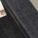 PURE ERA Bullnose Carpet Stair Treads Set Tape Free Non-Slip Indoor Stair Protectors Pet Friendly Rugs Covers Soft Skid Resistant Washable Reusable 9.5" x 30", 2 Pieces, Black