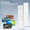 Voice Replacement Remote Control for Samsung-Smart-TV, for All 2019-2025 Universal Samsung Frame Neo QLED UHD 4K/8K Series Smart TVs