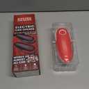 Electric Can Opener, One-Touch Automatic Can Opener Fits All Can Sizes, Hands-Free&Smooth Edge Battery operated Can Opener with Magnetic Cover Catch for Kitchen & Seniors Arthritis (Red)