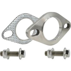 2 Inch 2-Bolt Exhaust Flange Connection Kit,Flange and Gasket for Exhaust Turbo Downpipe Catback Headers Stainless Steel 51mm
