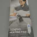 RENPHO Electric Heating Pad for Back, Valentines Day Gifts for Her Him, Birthday Gifts for Women Men Mom, FSA Eligible HSA Approved, Large Heat Pad for Neck Shoulders, 24"x33", ETL Certified, Gray
