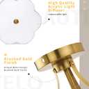 AUTELO 3-Light Modern Semi Flush Mount Ceiling Light Fixture, 18 Inch, 17.7 Inch
