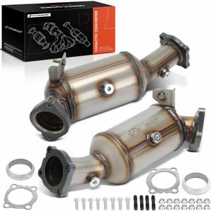 A-Premium Left and Right 2-PC Catalytic Converter with Gasket Kit Direct-Fit Compatible with Cadillac CTS 2014-2019 3.6L, E.P.A. Compliant