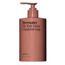 Ncessaire The Body Lotion with Pump. Olibanum. Multi-Peptide Firming to Moisturize + Strengthen. 2.5% Niacinamide, Vitamin C/E + Omega 6/9. Notes of Vanilla, Fig Leaf, & Cassis Buds. 450ml/15.2 fl oz