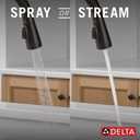 Delta Essa Touchless Kitchen Faucet with Touch Technology, Oil Rubbed Bronze Kitchen Sink Faucet with Pull Down Sprayer, Single Hole, Venetian Bronze 9113TL-RB-DST
