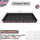 DZWLKJ Guinea Pig Cage Liner,Washable Tarp Bottom Base,Cherry Graphic,28"x56", Reusable for Rabbit, Chinchilla, Hedgehog, Ferret & Other Small Animals.