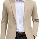 COOFANDY Men's Casual Blazer Jacket One Button Suit Jackets Lightweight Knit Sport Coat ,S