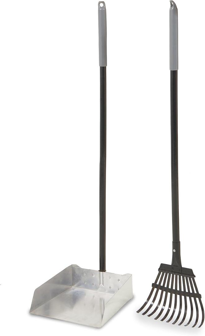 Dogit Waste Scoop & Rake Combo, Pooper Scooper for Grass, Large