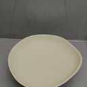 Modern Concrete Fruit Bowl for Kitchen Counter  Cream White Decorative Pedestal Bowl, 11.2 Wide Minimalist Fruit Tray for Home Dcor, Table Decor, Entryway Key Bowl