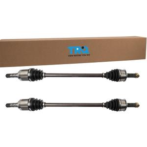 TRQ Front Driver and Passenger Side CV Axle Assembly Set Compatible with 2015-2019 Subaru Legacy Outback 2.5L Automatic