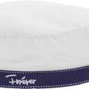 Embroidery Beret Hat with Bow-Knot Nautical Style Uniform Hats Captain Cap Yacht Boat Sailor for Women (Head Circumference 56-58 cm/22-22.8 inch) (White)